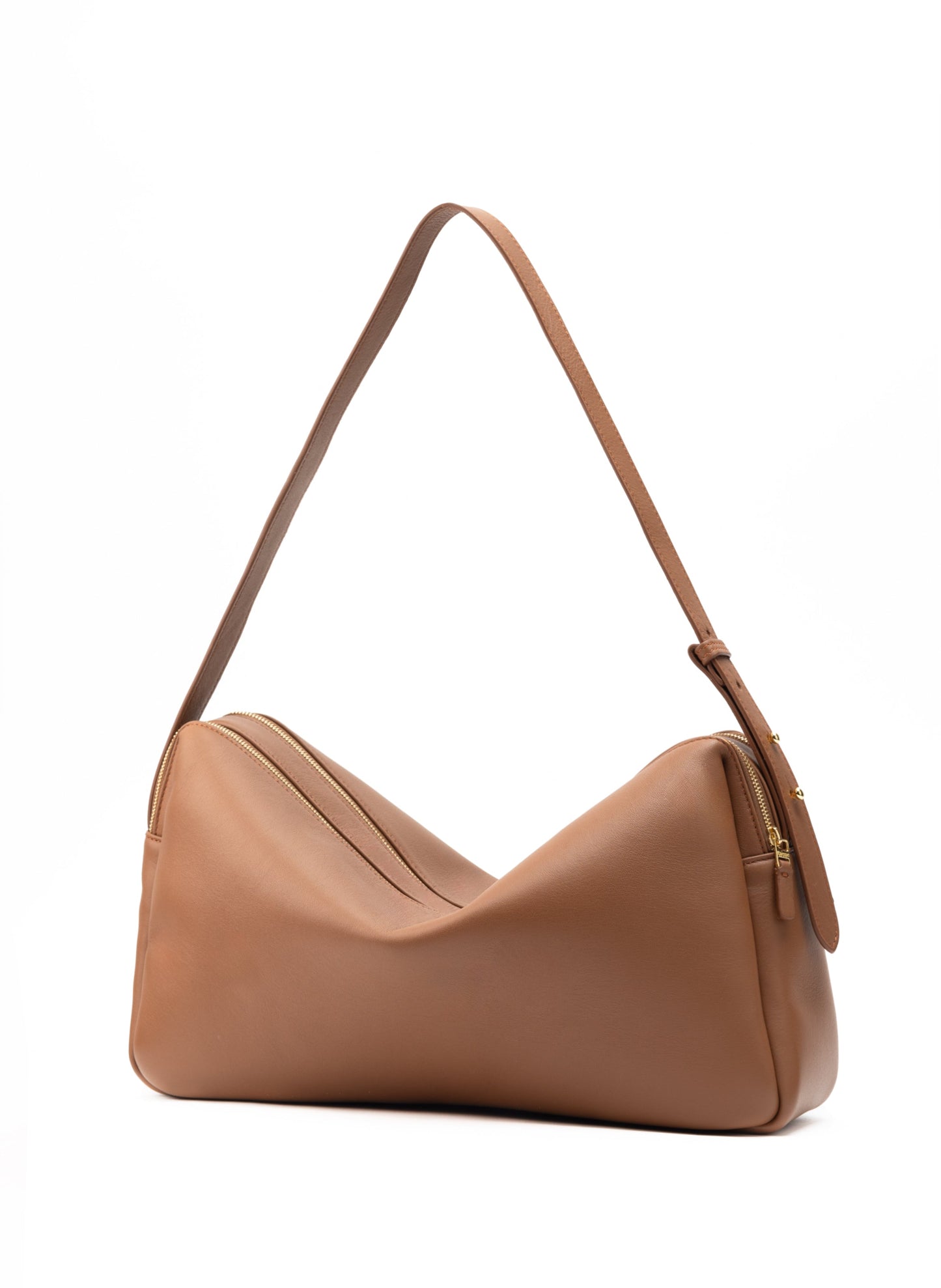 Trousse Large Leather Cognac