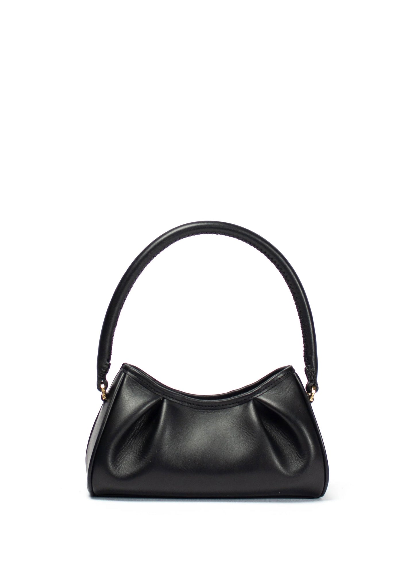 Small Dimple Leather Black