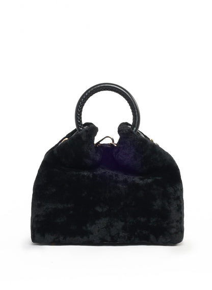 Baozi Shearling Montone Black