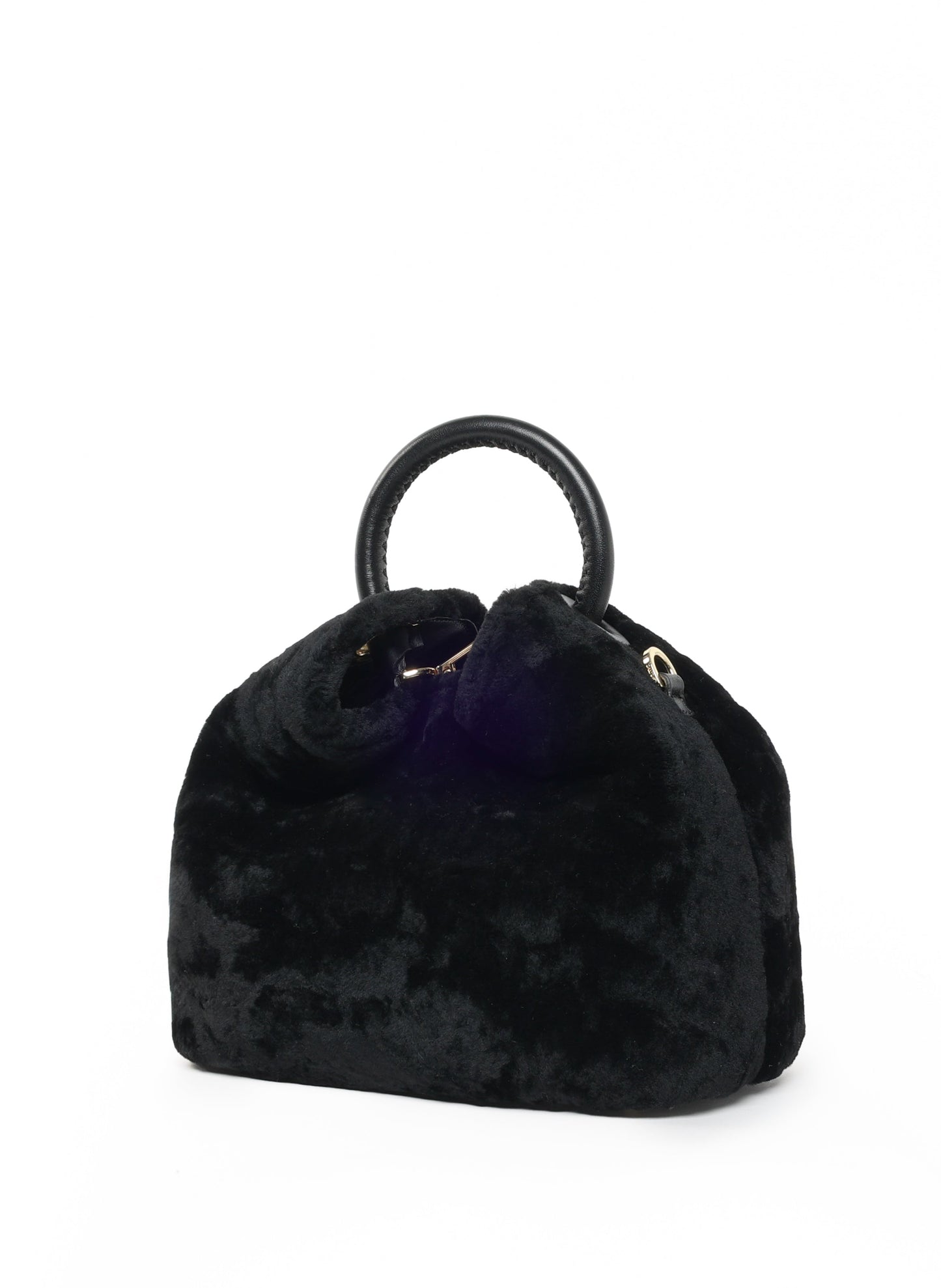 Baozi Shearling Montone Black