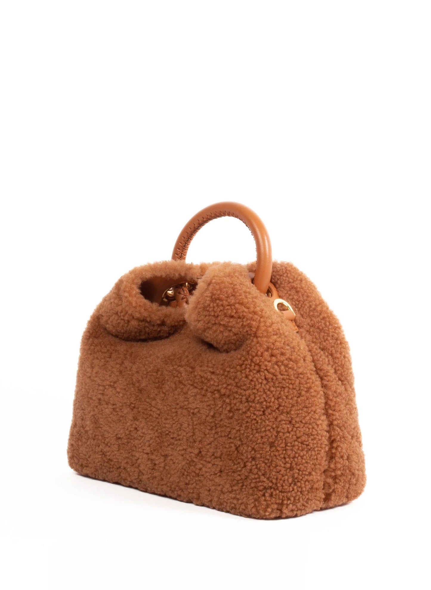 Baozi Shearling Teddy Caramel