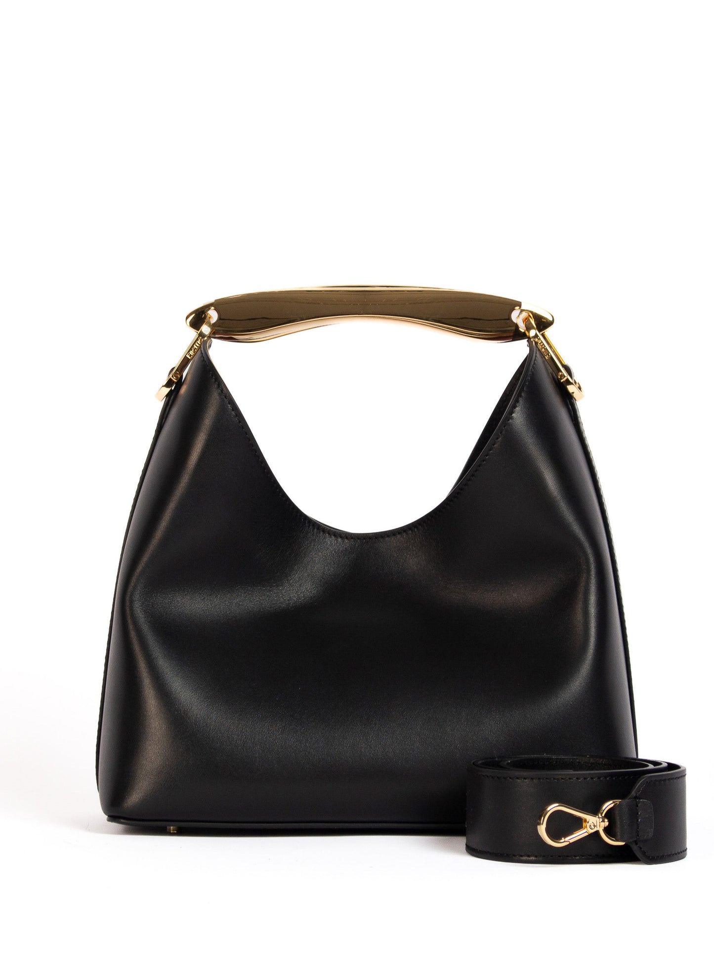 Boomerang Leather Black - Gold