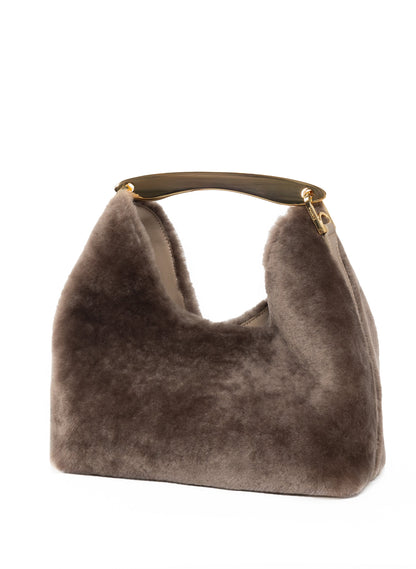 Boomerang Shearling Taupe-Pre order delivery in 3 weeks