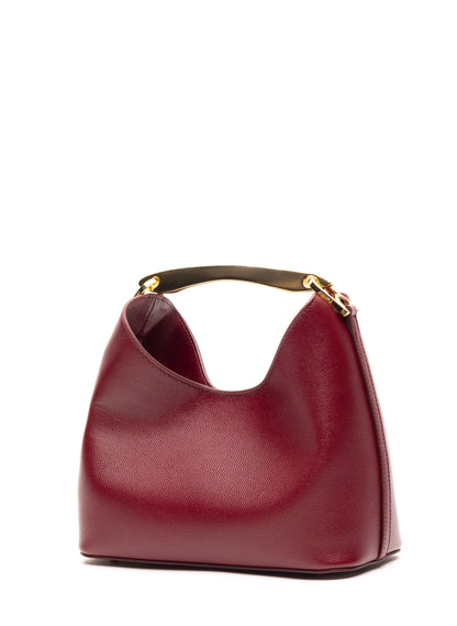 Small Boomerang Caviar Leather Burgundy