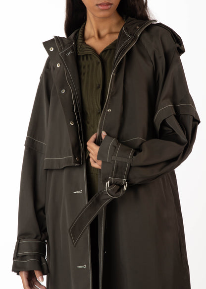 RAIN TRENCH COAT