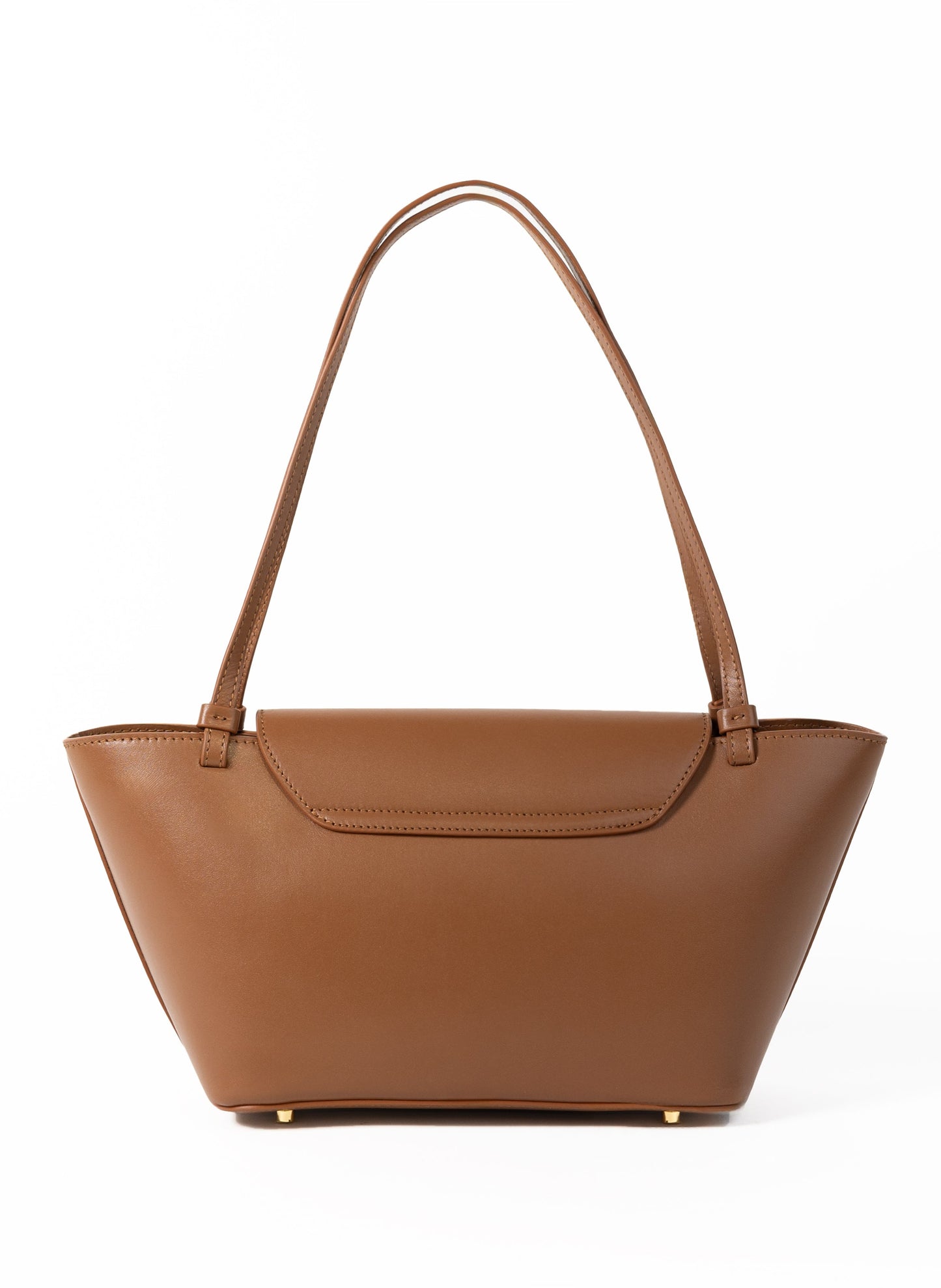 Courrier Tote Leather Cognac