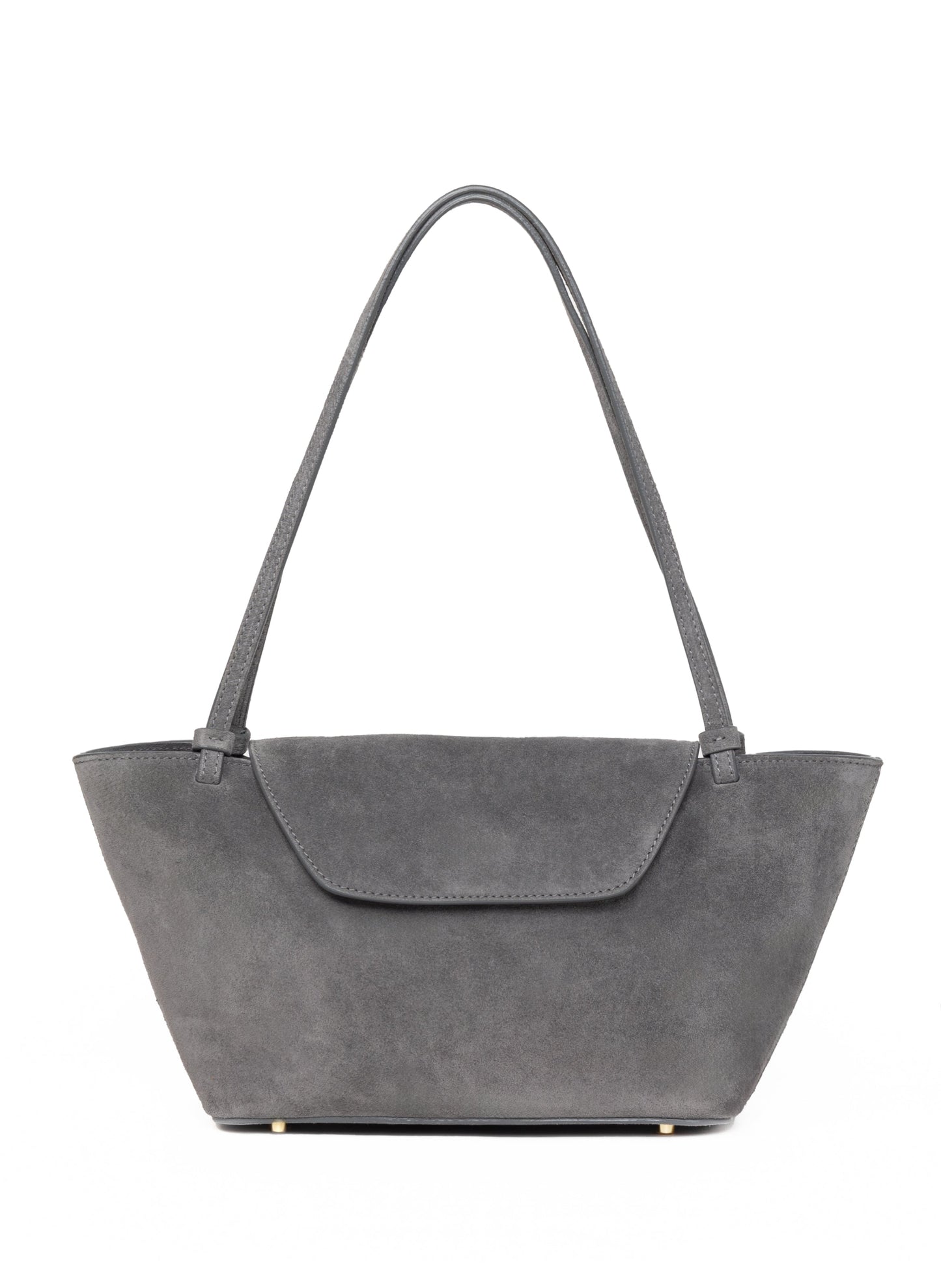 Courrier Tote Suede Grey