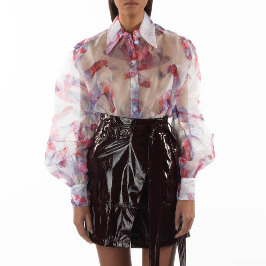 Organza oversized shirt