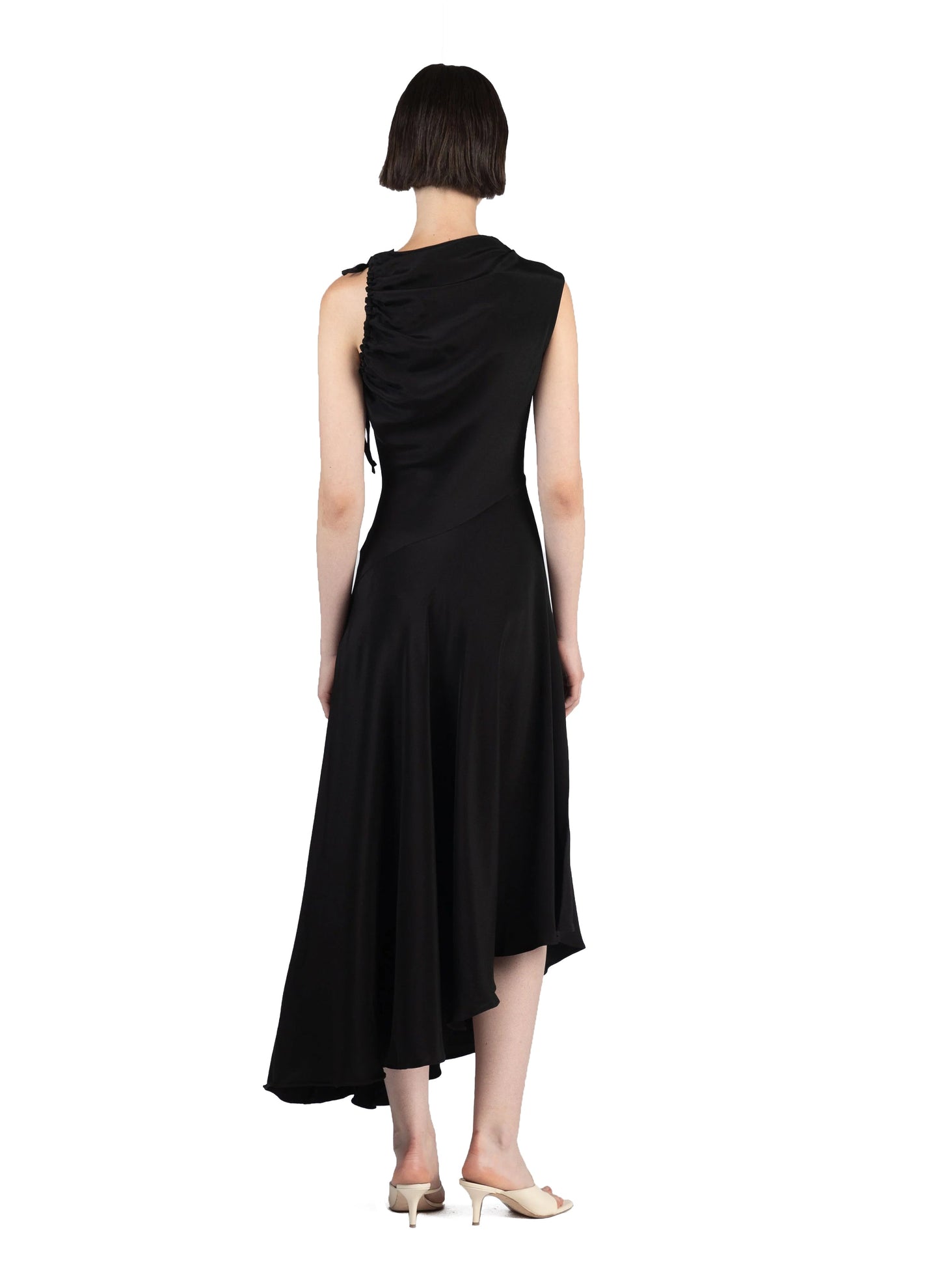 Silk Satin Dress/Black