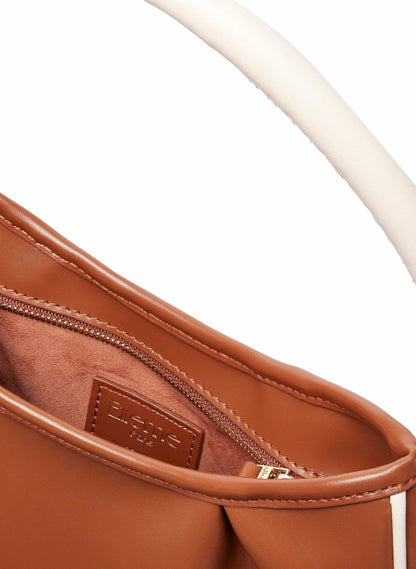 Dimple Leather Cognac/Beige