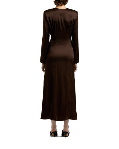 Evening Dress Brown