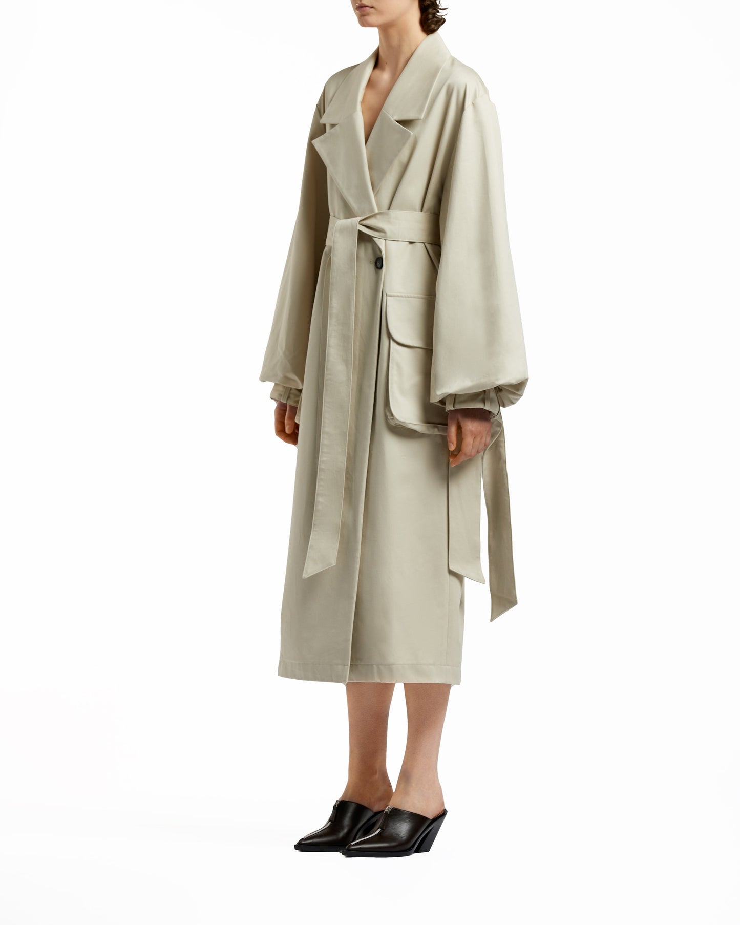 Maxi Sleeve Trench coat