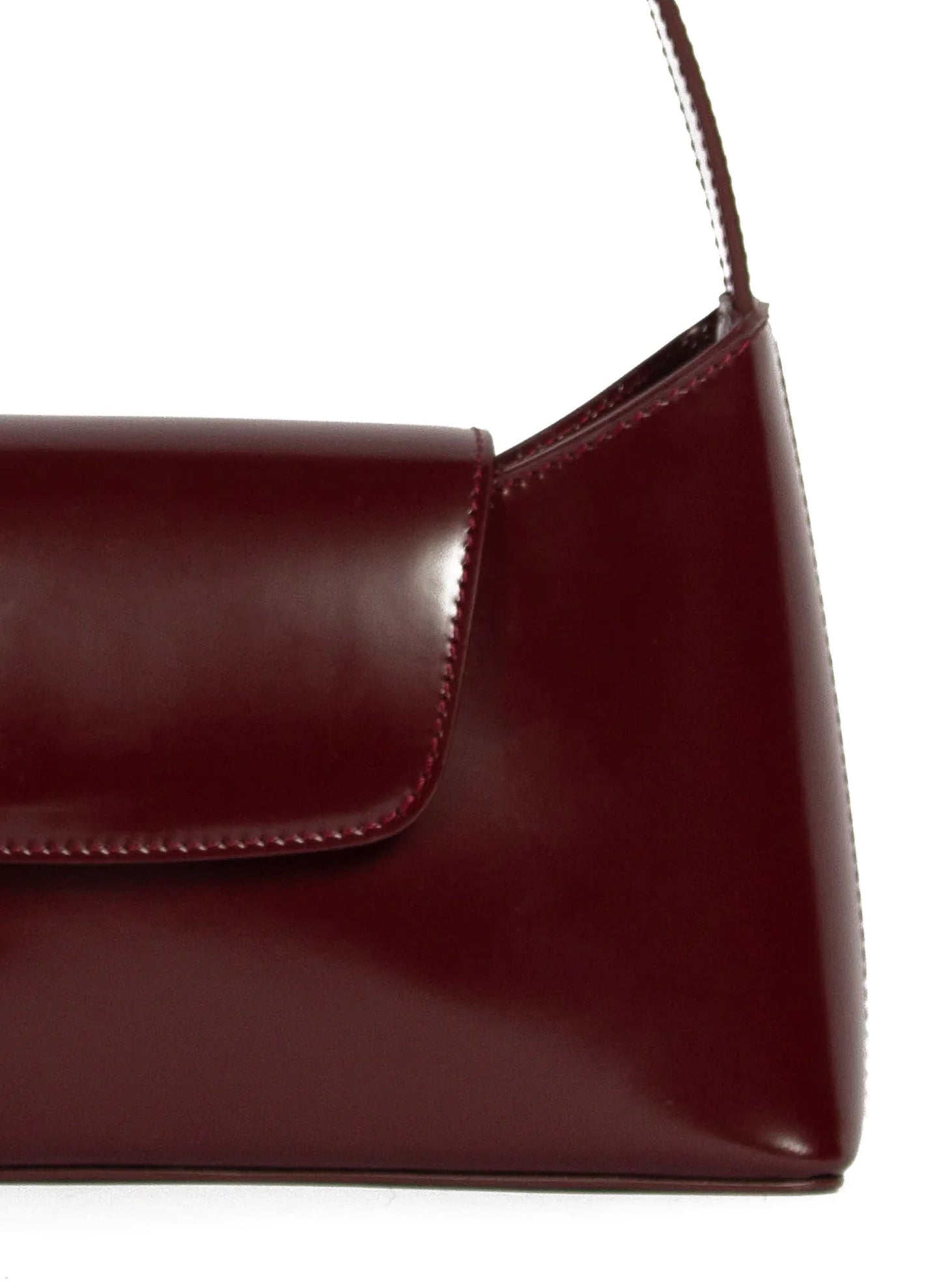 Envelope Patent Leather Wine