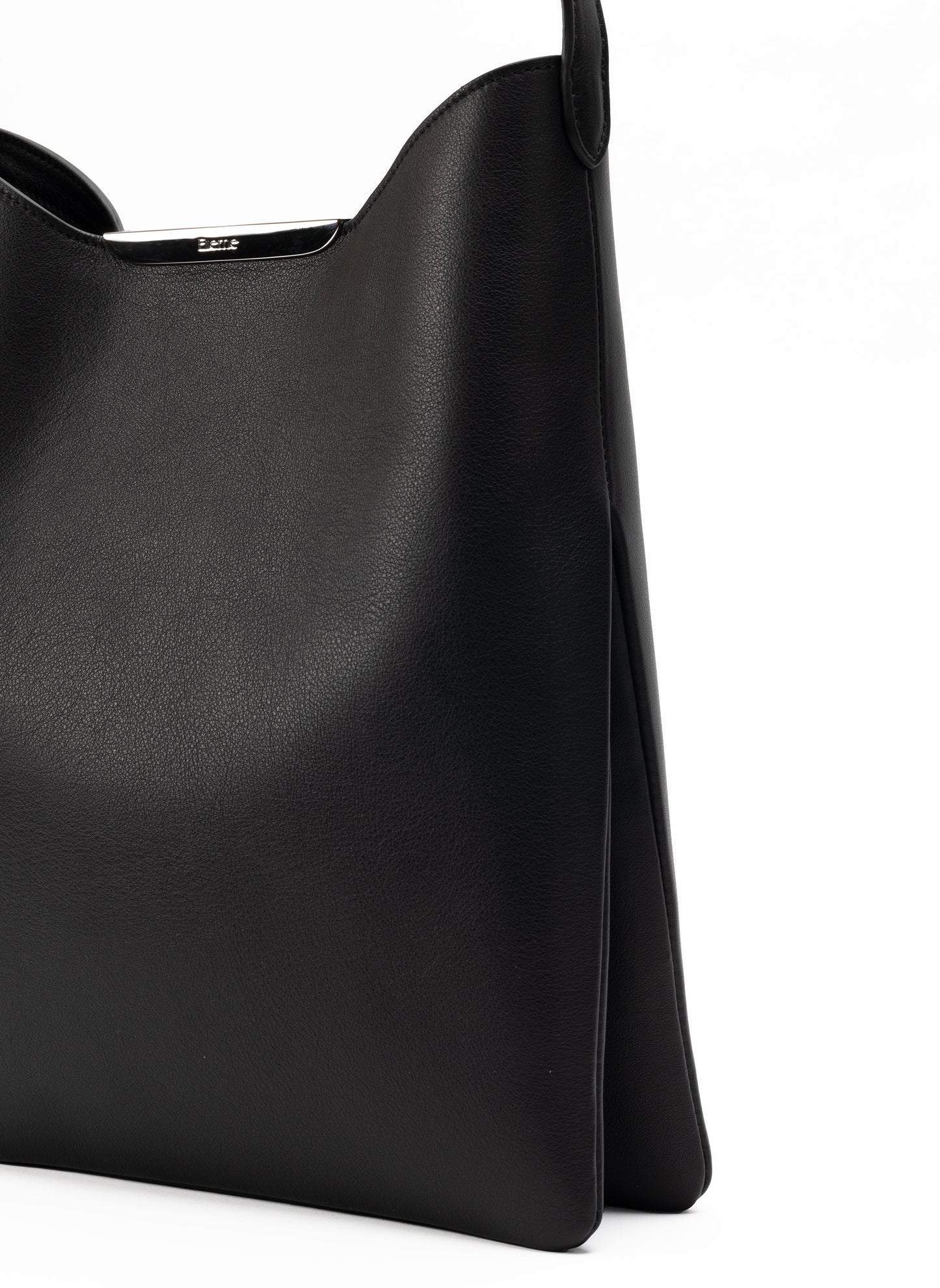 Gemini Pebbled Leather Black - Silver
