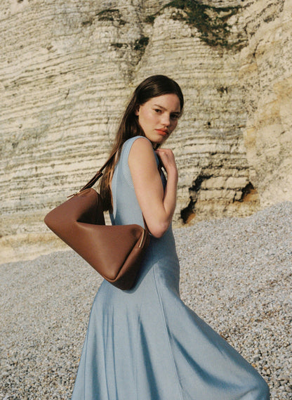 Trousse Large Leather Cognac