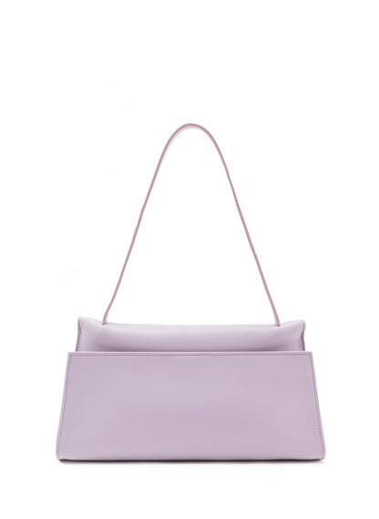 Long Papillon Leather Lilac