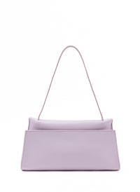 Long Papillon Leather Lilac