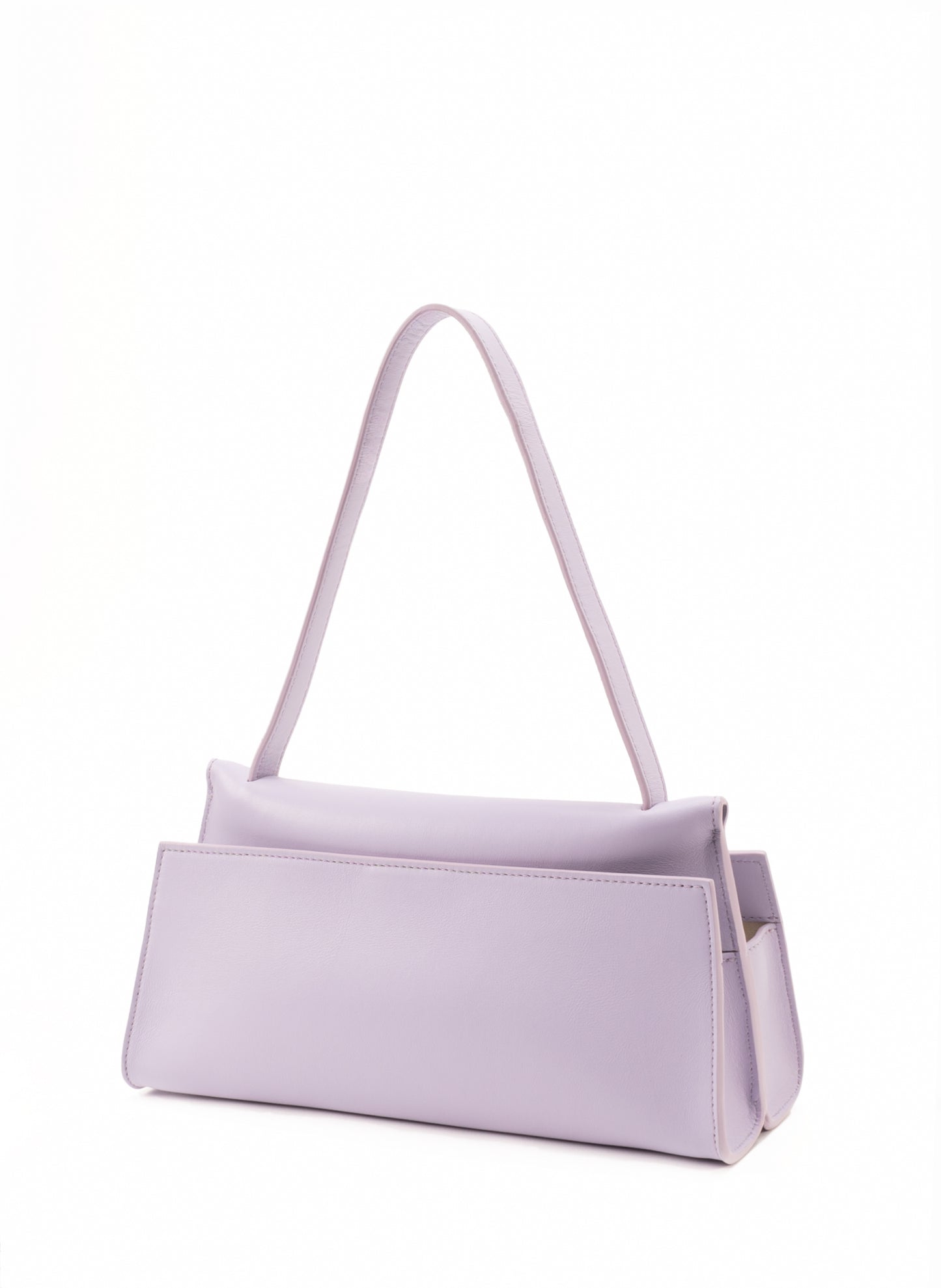 Long Papillon Leather Lilac