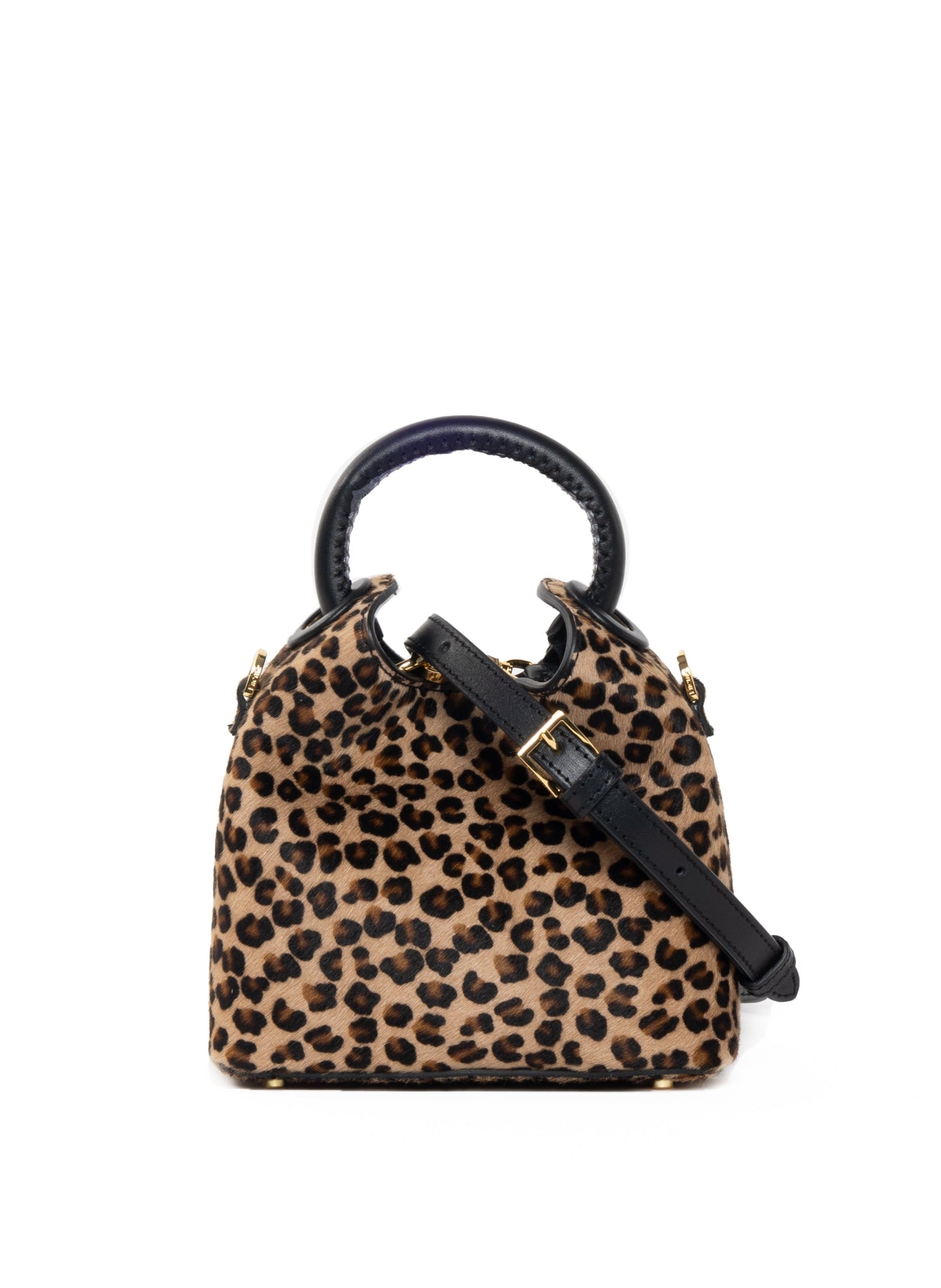 Madeleine Calf Leather Leopard Kid