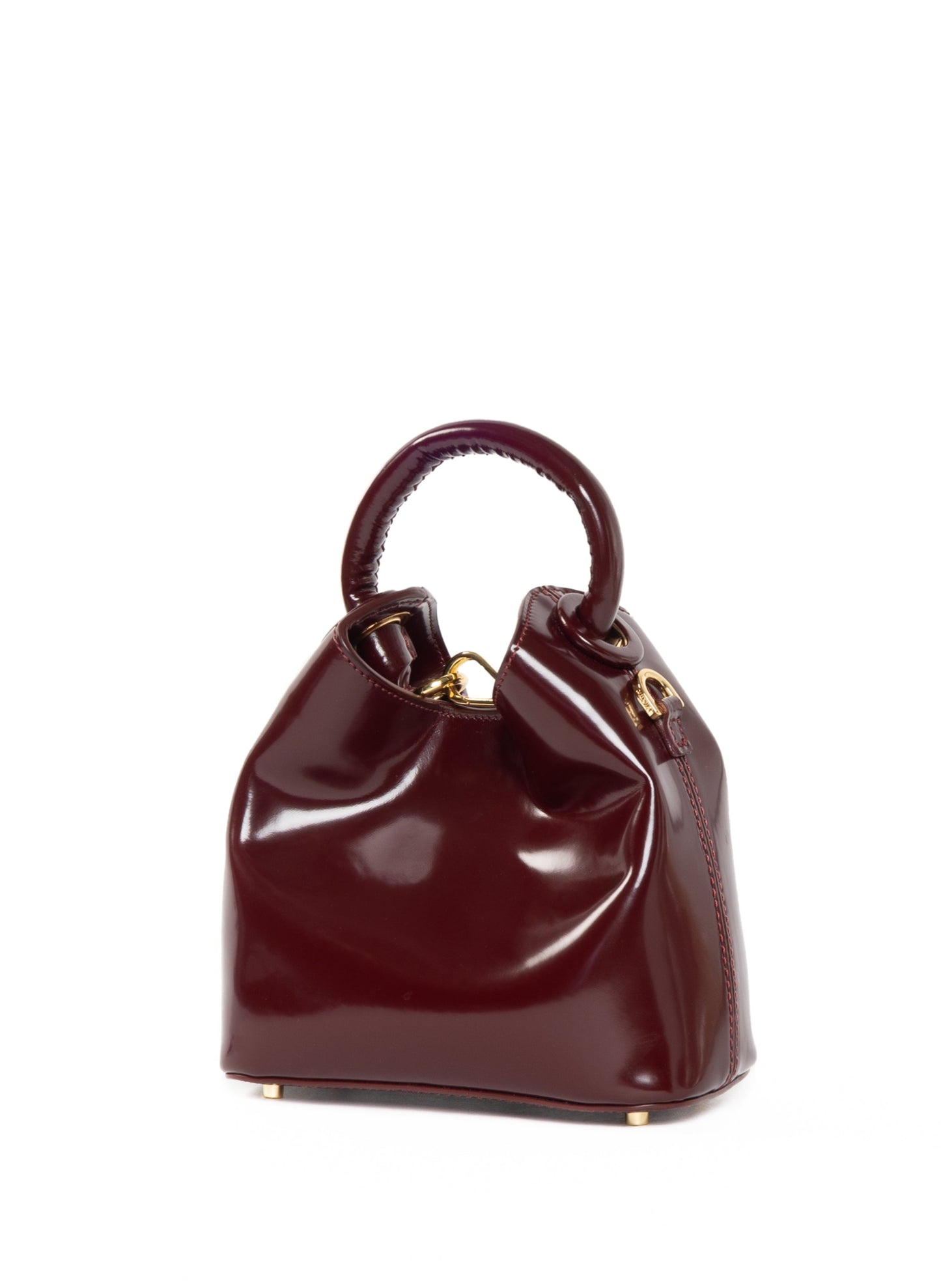 Madeleine Patent Leather Wine