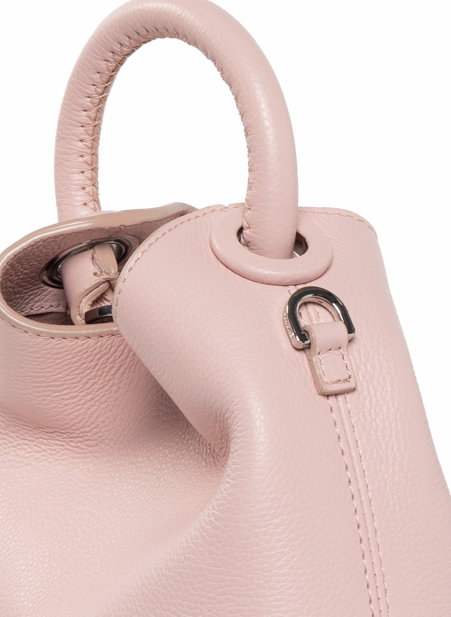 Madeleine Pebbled Leather Pink