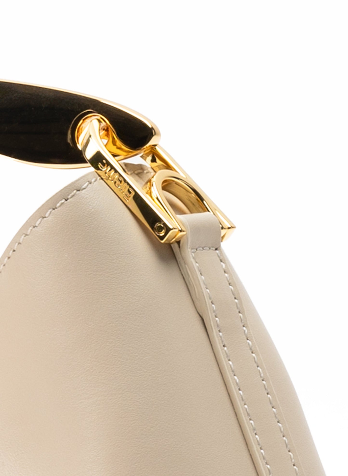 Mini Boomerang Leather Sesame