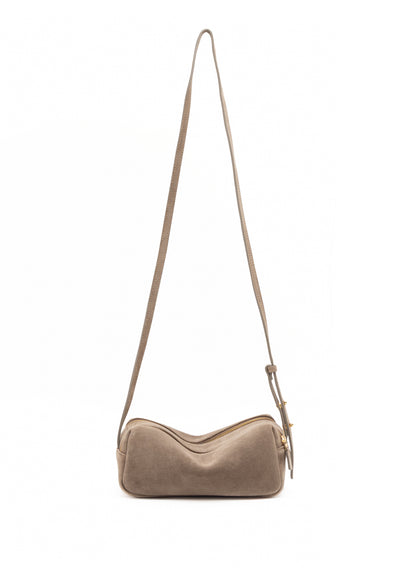 Mini Trousse Suede Taupe