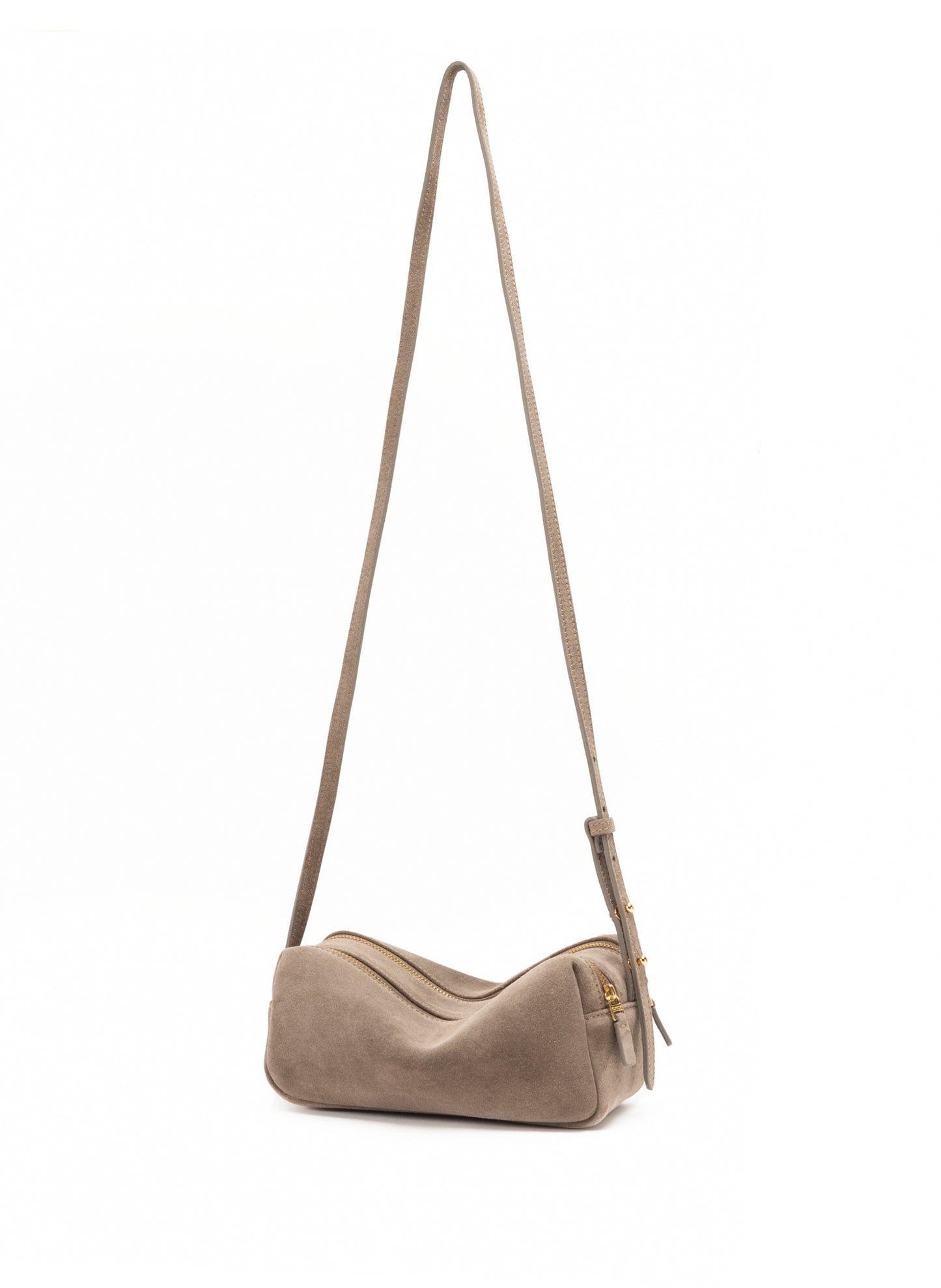 Mini Trousse Suede Taupe