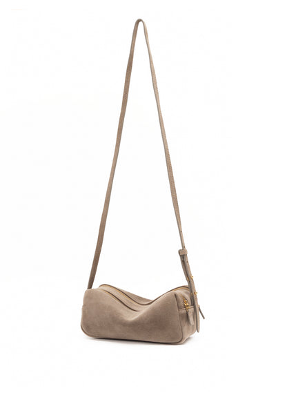 Mini Trousse Suede Taupe