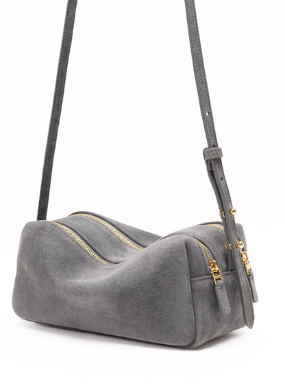 Mini Trousse Suede Grey