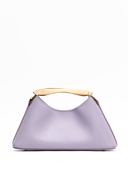 Mini Boomerang Leather Lilac