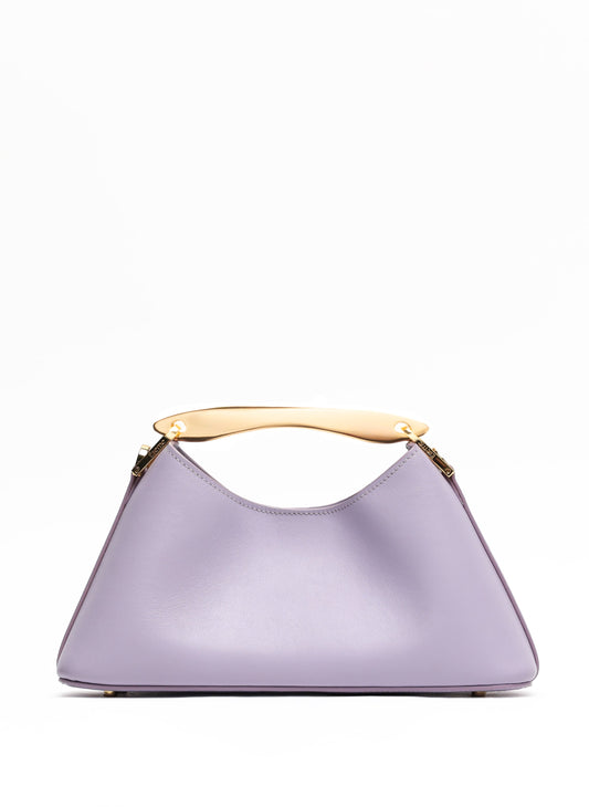 Mini Boomerang Leather Lilac