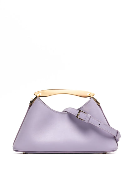 Mini Boomerang Leather Lilac