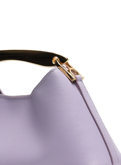 Mini Boomerang Leather Lilac
