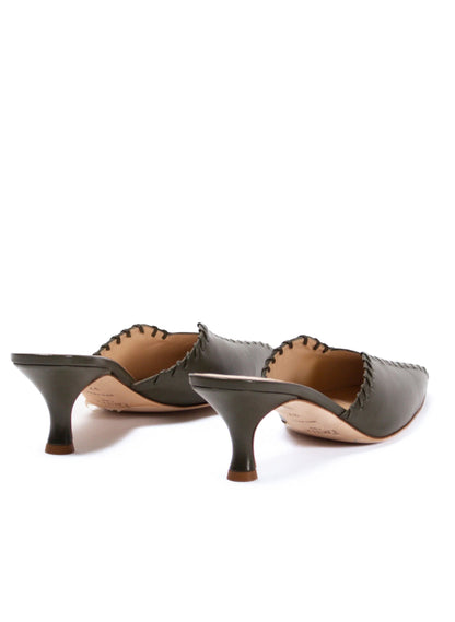 Mules Stitch Khaki