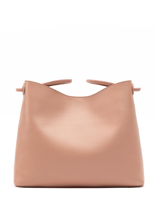 New Vosges Pebbled Leather Dust Pink