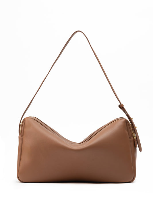 Trousse Large Leather Cognac