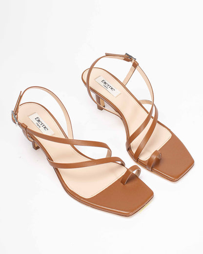 Twist Sandal Tan Brown